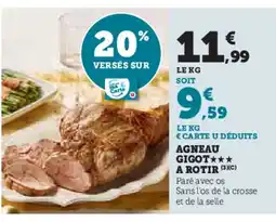Super U Agneau a rotir offre