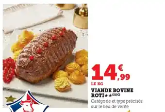Super U Viande bovine rotir offre