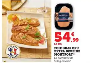MONTFORT Foie gras cru extra deveine