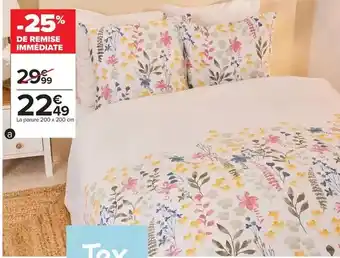 Carrefour La parure 200 x 200 cm offre