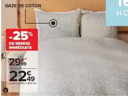 Carrefour La parure 140 x 200 cm offre