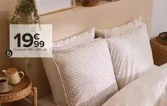 Carrefour La parure 140 x 200 cm offre