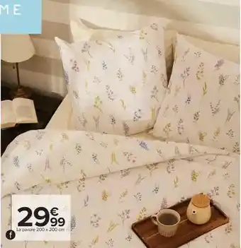 Carrefour La parure 200 x 200 cm offre