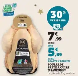 Super U U SAVEURS Poularde poularde offre