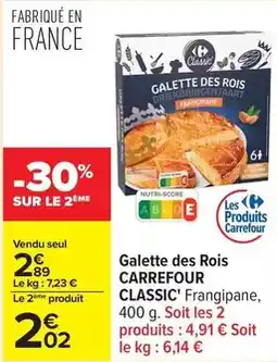 Carrefour Carrefour - galette des rois offre
