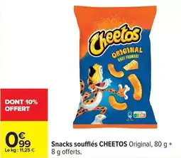 Carrefour Cheetos - snacks soufflés original offre