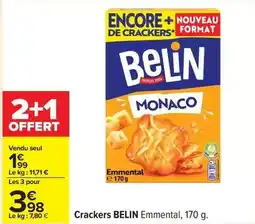 Carrefour Belin - crackers offre