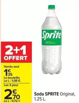 Carrefour Sprite - original offre