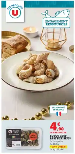Super U U Bulot cuit pasteurise offre