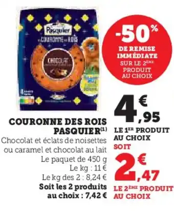 Super U PASQUIER Couronne des rois offre