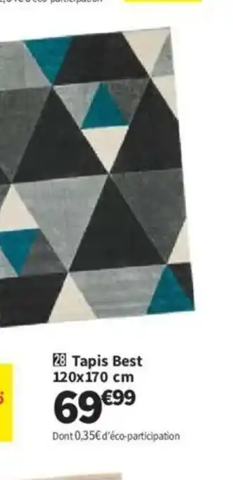 Conforama Tapis Best offre
