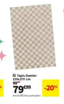 Conforama Tapis Damier offre