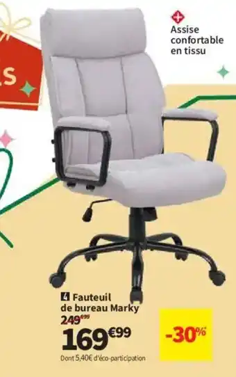 Conforama Fauteuil de bureau Marky offre