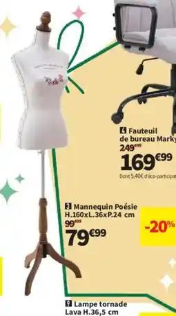 Conforama Mannequin Poésie offre
