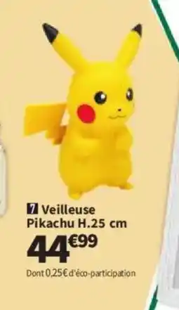 Conforama Veilleuse Pikachu offre