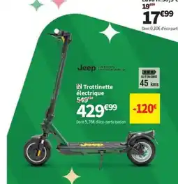 Conforama Trottinette électrique offre
