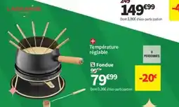 Conforama Fondue offre