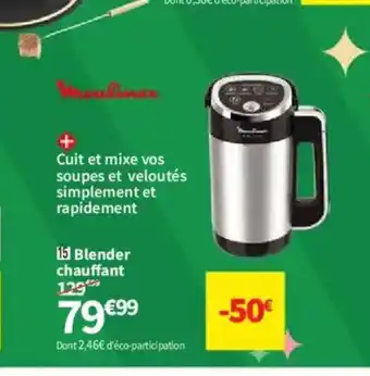 Conforama Blender chauffant offre