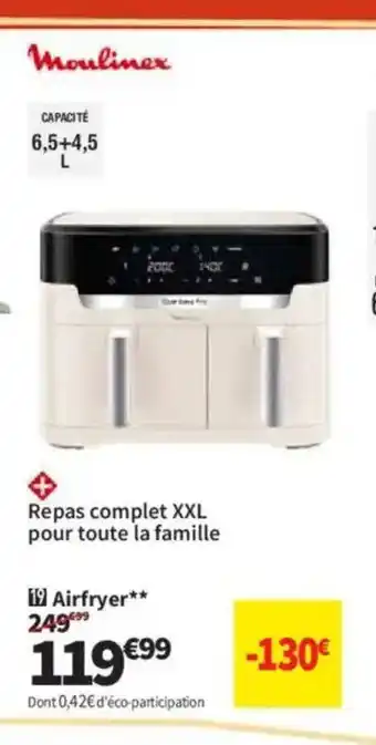Conforama MOULINEX Airfryer offre