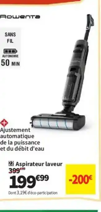 Conforama ROWENTA Aspirateur laveur offre