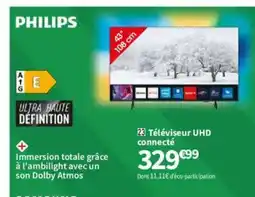 Conforama PHILIPS Téléviseur UHD connecté offre