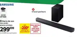 Conforama SAMSUNG Barre de son offre