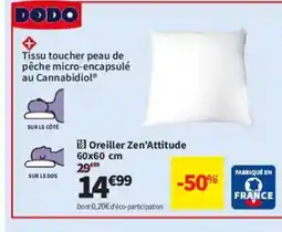 Conforama DODO Oreiller Zen'Attitude offre
