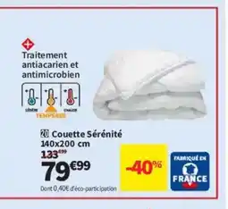 Conforama Couette Sérénité offre