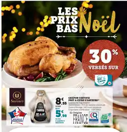 Hyper U Chapon certifie pret a cuire u saveurs offre