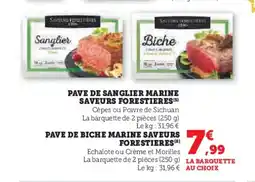 Hyper U Pave de sanglier marine saveurs forestieres offre
