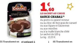 Hyper U CHARAL Sauce offre