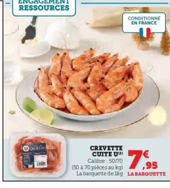 Hyper U Crevette cuite u offre