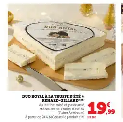 Hyper U Duo royal à la truffe d'été renard-gillard offre