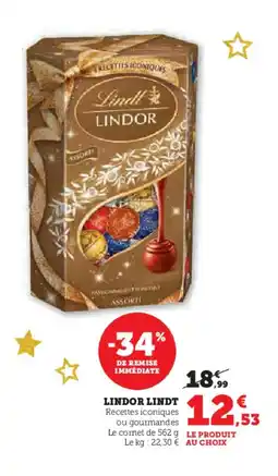 Hyper U LINDOR LINDT offre