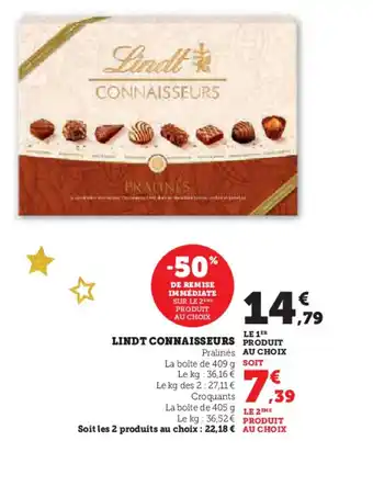 Hyper U LINDT Connaisseurs offre