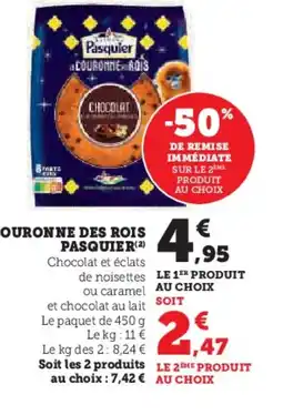 Hyper U PASQUIER Couronne des rois offre