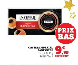 Hyper U LABEYRIE Caviar imperial offre