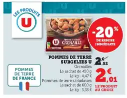 Hyper U Pommes de terre surgelees u offre