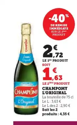 Hyper U CHAMPOMY L'Original offre