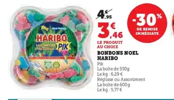 Hyper U HARIBO Bonbons noel offre