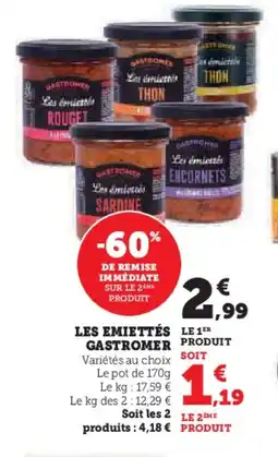 Hyper U Les emiettés gastromer offre