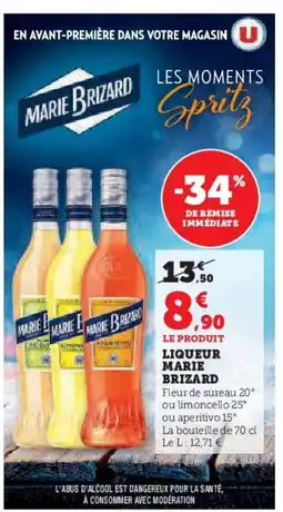 Hyper U MARIE BRIZARD Liqueur offre
