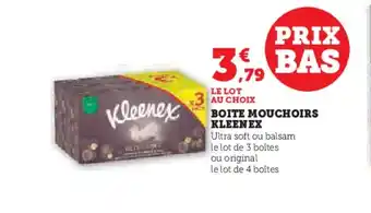 Hyper U KLEENEX Boite mouchoirs offre