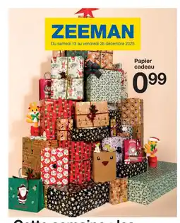 Zeeman Papier cadeau offre