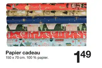 Zeeman Papier cadeau offre