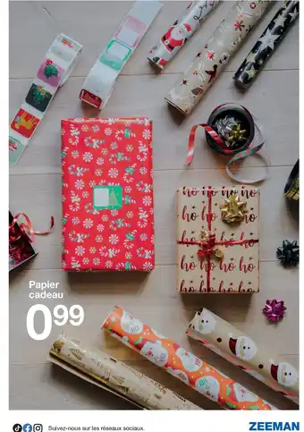 Zeeman Papier cadeau offre