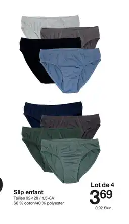 Zeeman Slip enfant offre