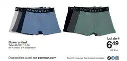 Zeeman Boxer enfant offre