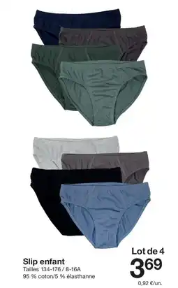 Zeeman Slip enfant offre