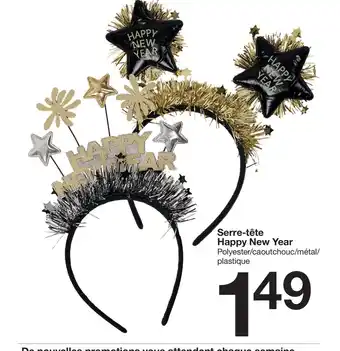 Zeeman Serre-tête Happy New Year offre